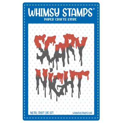 Whimsy Stamps Cutting Dies - Scary Night Word